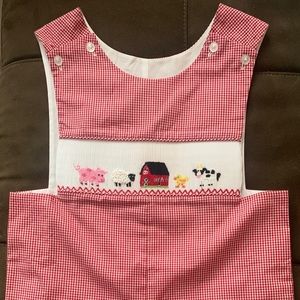 Toddler Boys Smocked Longall